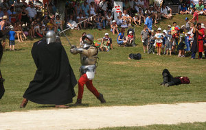 Le club présent à la fête médiévale de Lusignan